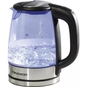 Daewoo SDA1669 1.7L Illuminated Glass Kettle