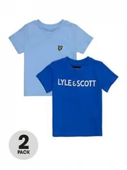 Lyle & Scott Toddler Boys 2 Pack Tee - Blue Size 12 Months