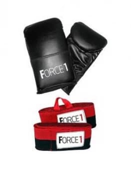 Force 1 Sparring Mitts With Hand Wrap