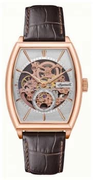 Ingersoll Mens The Producer Automatic Brown Leather Watch