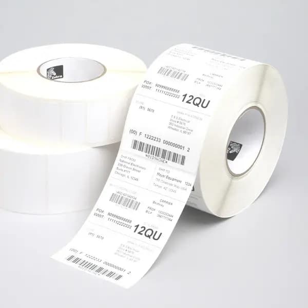 Zebra Z-Perform 1000T (880026-038) White Labels 102mm x 38mm - 4 x 3634 Labels (Original)