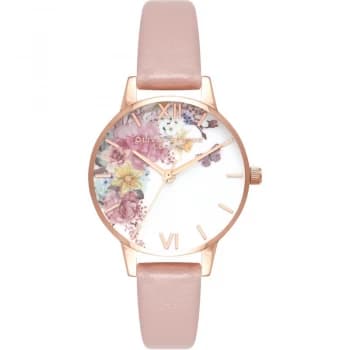Enchanted Garden Vegan Rose Sand & Rose Gold Watch