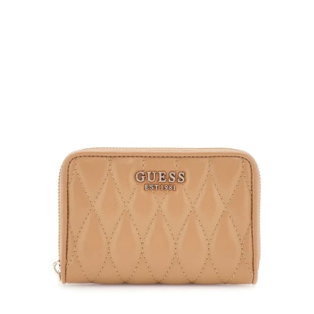 Guess Womens zipped wallet Guess Valla Beige Female TU