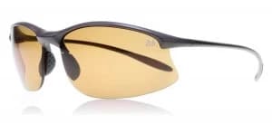 Serengeti Maestrale Sunglasses Sanded Dark Brown Maestrale Polariserade 64mm
