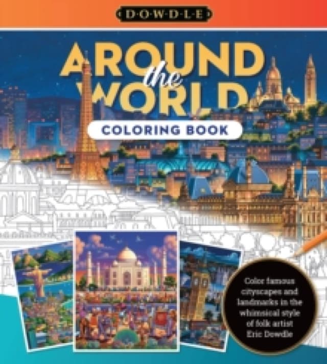Around the World Coloring Book. Paperback. By Eric Dowdle Books