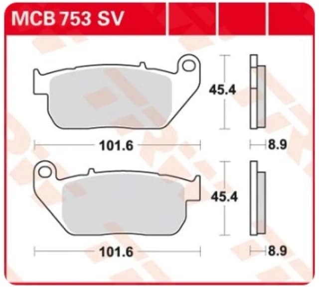 TRW Lucas Sintered lining MCB753SV
