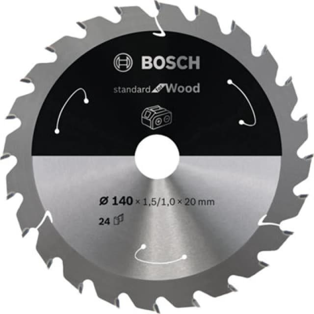 Amica Bosch PRO Wood cordless Circular Saw Blade 140 x 1.5 x 20 mm T24 2608837671 2608837671