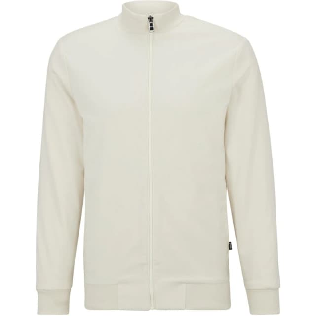 Boss Mens Skiles Bomber Jacket Open White male S