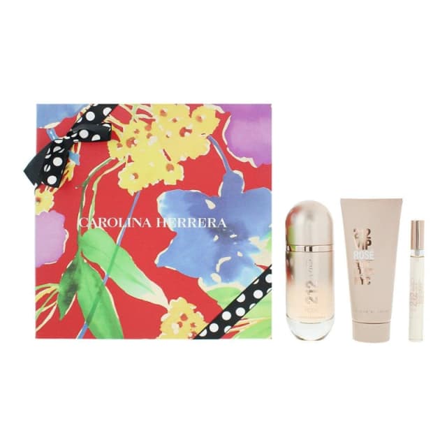 Carolina Herrera Carolina Herrera 212 Vip Rose 3 Piece Gift Set None female 80ml