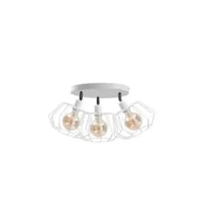 Luna Ceiling Spotlight Clusters White, 32cm, 3x E27