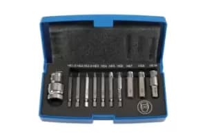 Laser Tools 6845 Damaged Cap Head Bolt/Screw Extractor Set 11pc