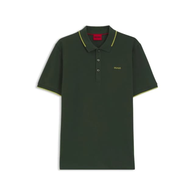 Hugo Dinoso222 Printed Logo Polo Shirt Green male XS