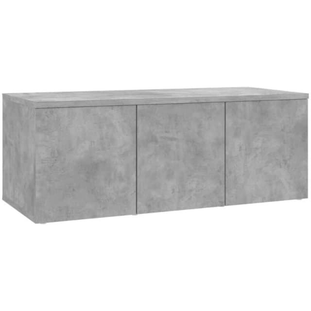 VIDAXL TV Cabinet Concrete Grey 80x34x30cm Engineered Wood vidaXL 801863