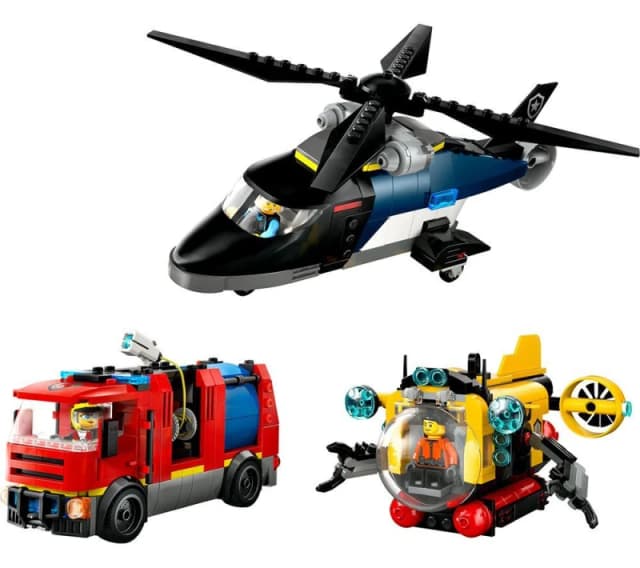 LEGO LEGO City Helicopter, Fire Engine & Submarine Remix 60462