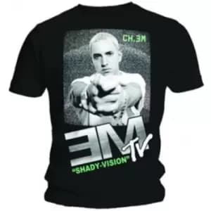 Eminem EM TV Mens Black T Shirt Small