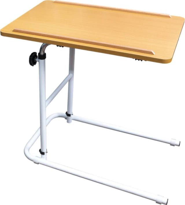 Aidapt Economy Overbed Table Without Castors White