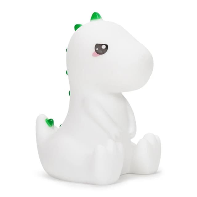 ValueLights Children's Baby Night Lights LED Colour Changing Nursery Bedside Kids Lamp Remote Control - Dinosaur White