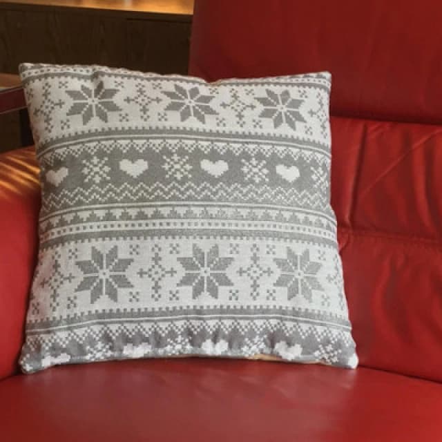 Luxury Living Love Snow 18" Christmas Cushion