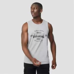 Lonsdale Heavyweight Jersey Tank Vest - Grey
