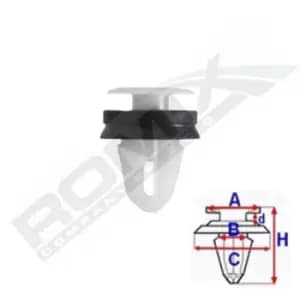 ROMIX Clip C70302 LAND ROVER,Range Rover Sport (L320),Range Rover Evoque (L538),Discovery III (L319),Discovery IV (L319),Range Rover Sport (L494)