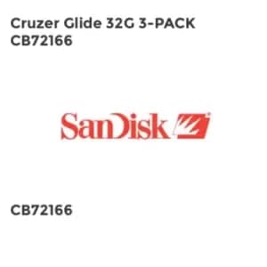 Cruzer Glide 32G 3-PACK CB72166