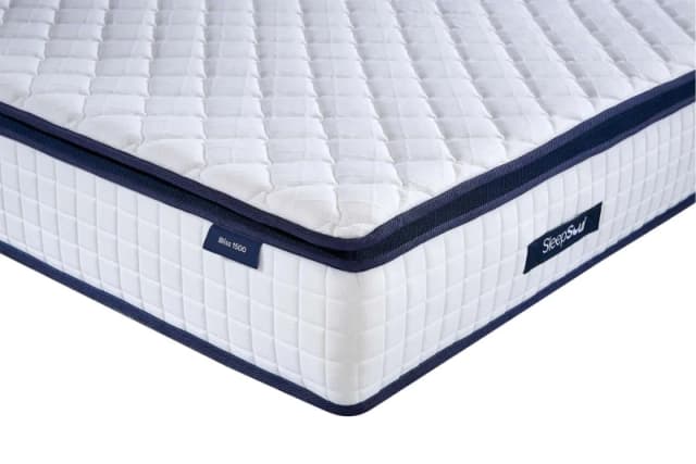 SleepSoul Bliss Memory Pocket 1500 Pillowtop 6ft Super King Size Mattress in a Box