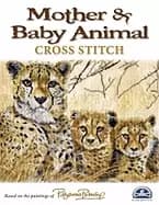 mother and baby animal cross stitch