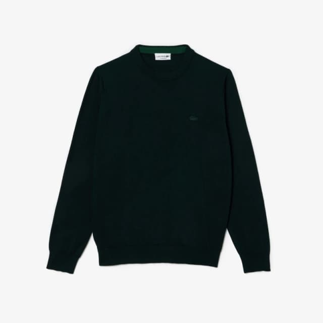 Lacoste Mens Crew Neck Jumper Sinople male XS