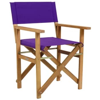 Charles Bentley Directors Chair - Plum