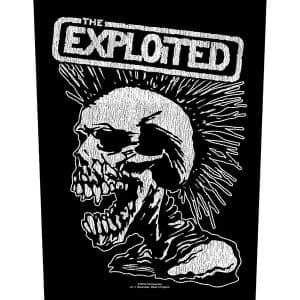 The Exploited - Vintage Skull Back Patch