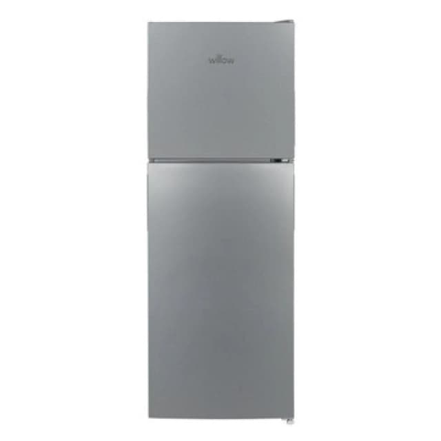 Willow Silver Small Fridge Freezer 138L with Adjustable Thermostat Silver Unisex