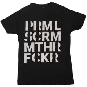 Primal Scream - Muthafucka Unisex X-Small T-Shirt - Black