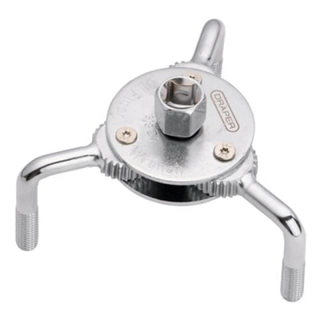 Draper 02749 3-Leg Oil Filter Wrench, 69-136mm