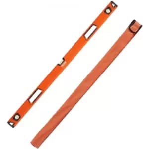 VEVOR Magnetic Torpedo Level, 48 in, Mechanical Bubble Vials Ruler for 45/90/180 Degree, Aluminum Alloy Leveler Tool w/ Viewing Window, Shock-Resistan