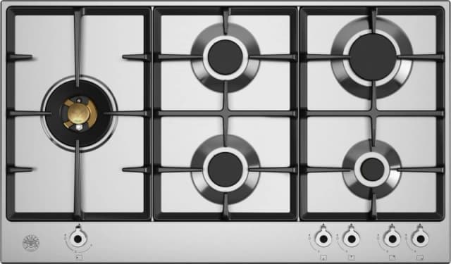 Bertazzoni Professional Series P905LPROX 89cm Gas Hob - Stainless Steel