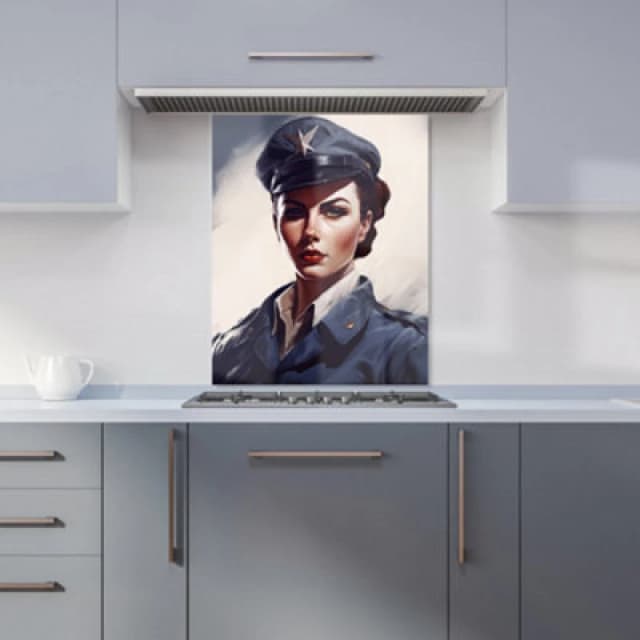 Warren Reed Designer Defiant Strength Kitchen Splashback