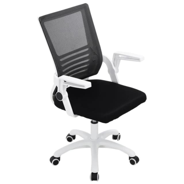 Kabinet UK Office Desk Mesh Swivel Chair Black White unisex One size