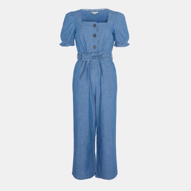 Barbour Berkley Denim Jumpsuit - Blue Blue 18