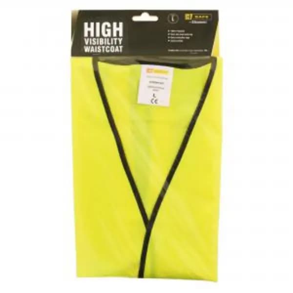 Beeswift B-Safe Hi Visibility Vest Saturn Yellow L BS062L BESWBS062L