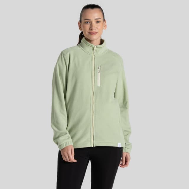 Craghoppers Womens Miska Plus Lightweight Insulating Fleece Jacket in Light Khaki Size: 10 Light Khaki Female 10