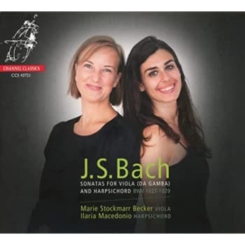 Marie Stockmarr Becker - Js Bach Sonatas For Viola And CD