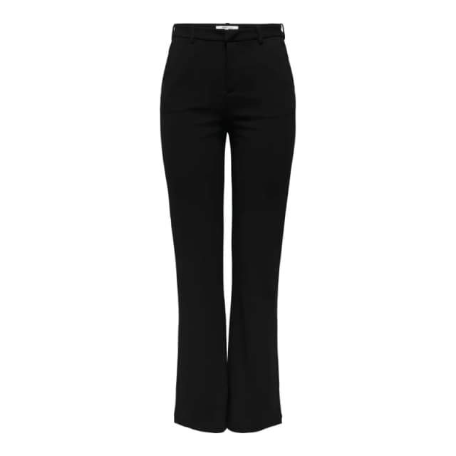 Only Womens mid-rise straight leg Trousers Only Raffy-Yo Life Noir Female Mx34