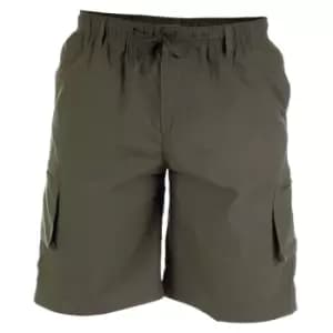 Duke Mens Nick D555 Elasticated Waist Cargo Shorts (M) (Khaki)