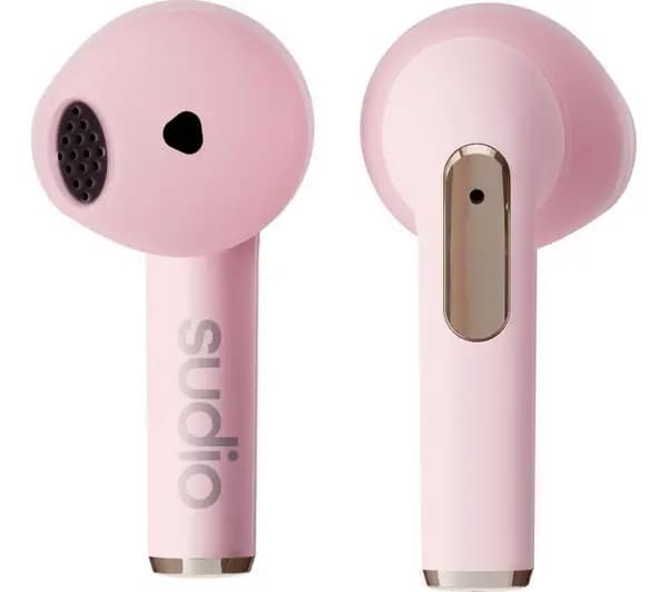 SUDIO N2 Wireless Bluetooth Noise Cancelling Earbuds - Pink 7350071386804