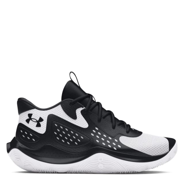 Under Armour UA Jet '23 Basketball Shoes Unisex Blk/Wht/Blk male 7 (41)