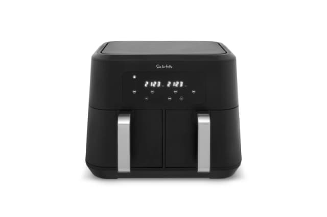 SUR LA TABLE French Bisto 8.5L Duo Basket Air Fryer Black ONE SIZE