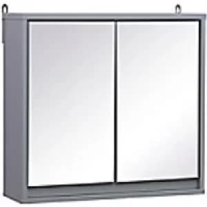 HOMCOM Cabinet 834-172 Particle Board Grey 480 mm x 145mm x 450 mm