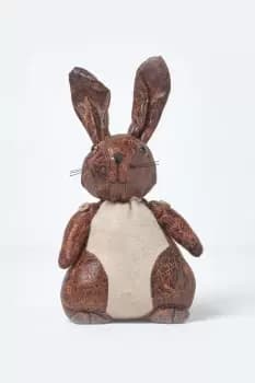 Faux Leather Animal Rabbit Door Stopper