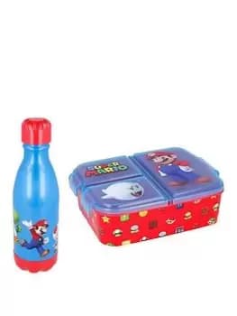 Mario Water Bottle And Lunch Box