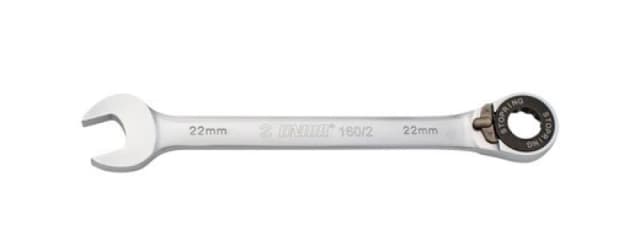 UNIOR 622823 Ratchet Ring Open-ended Spanner Spanner Size: 13, Length: 177mm, Weight: 96g Chrome Vanadium Steel Ratchet Ring Open-ended Spanner (6637)